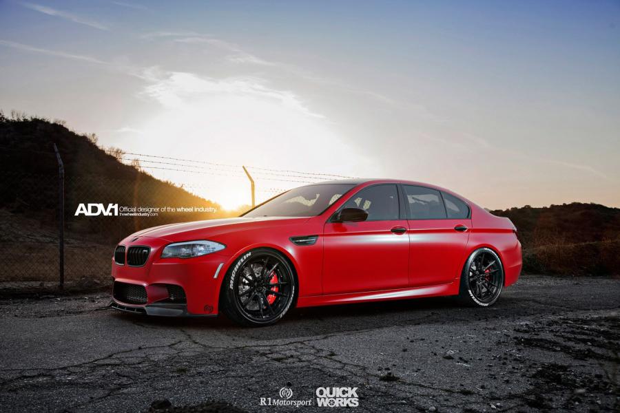 BMW M5 by R1 Motorsports on ADV.1 Wheels (ADV52TSSL) '2015